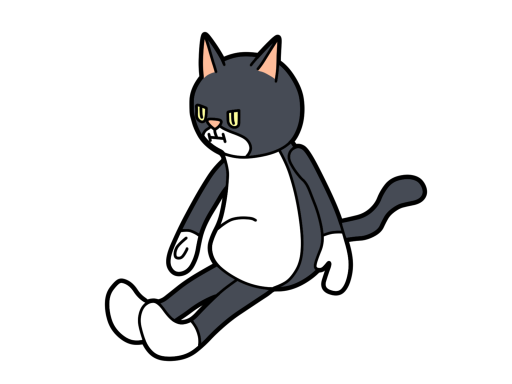 ネコぐるみのモチヨシくん