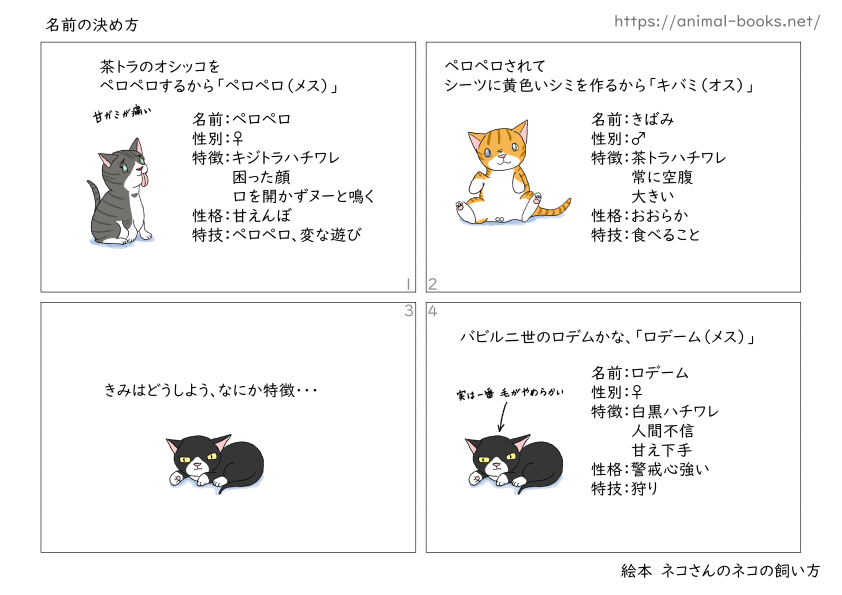 ネコの名前の付け方 ネコの育て方絵本10 どうぶつ出版社
