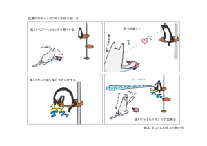 うれしいと頭を床にゴチゴチぶつけるネコの話