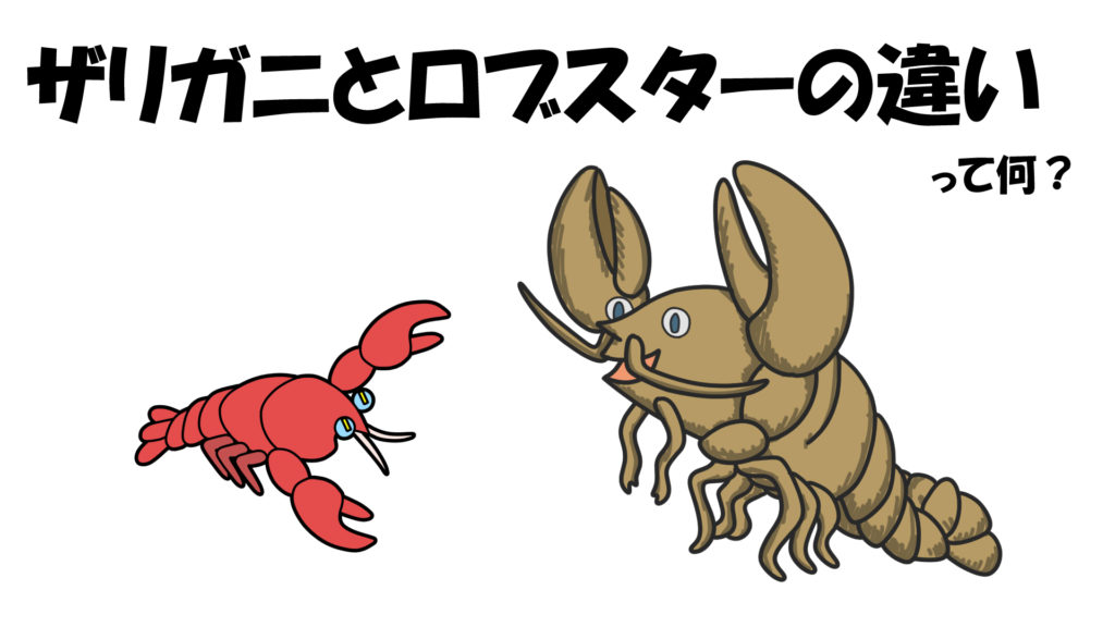 ザリガニとロブスターの違い